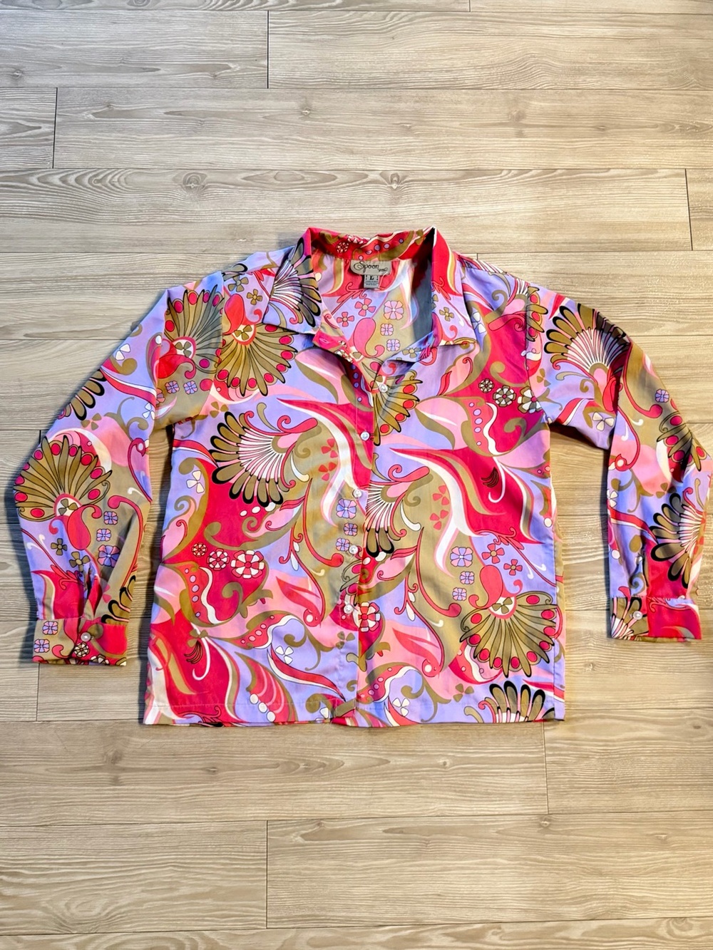 Vintage Groovy Button Down